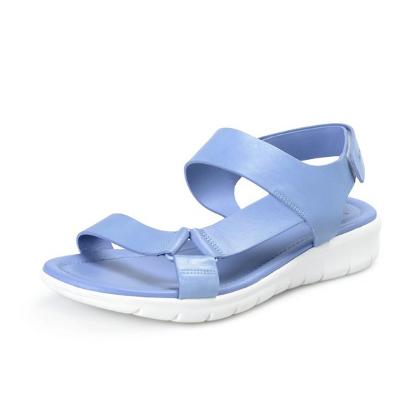 Moncler Women's Light Purple Leather Sandals Shoes - Picture 1 of 8